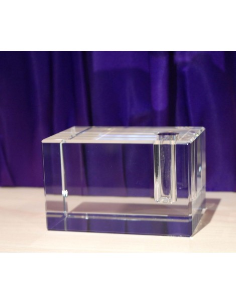 Crystal 3D Photo Pen Holder