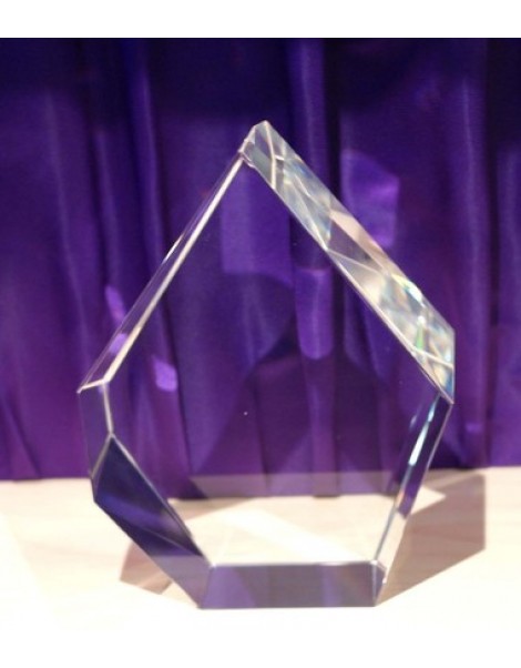 Large Prestige 3D Photo Crystal