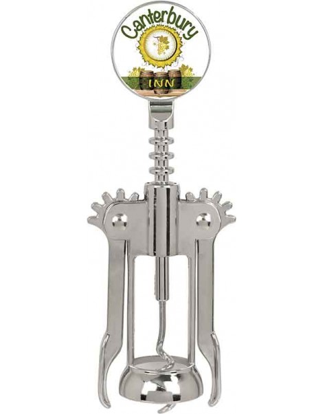 Wine Bottle Opener with 1.5" round personalized insert
