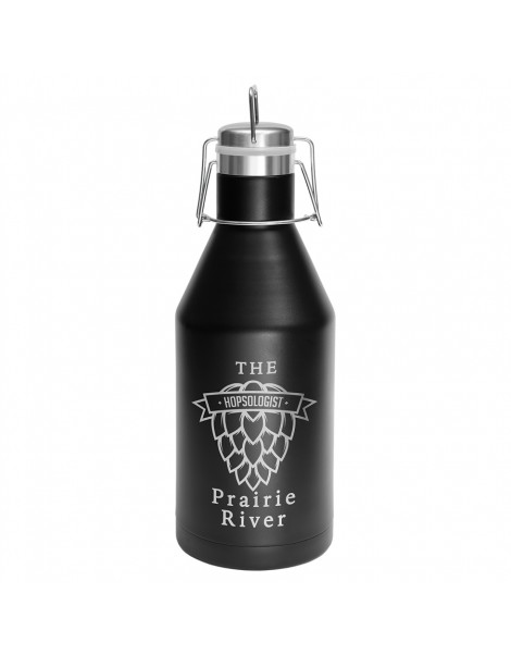 64 oz. Black Vacuum-Insulated Growler