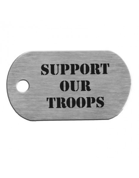 Laser Engraved Dog Tag Stainless Steel