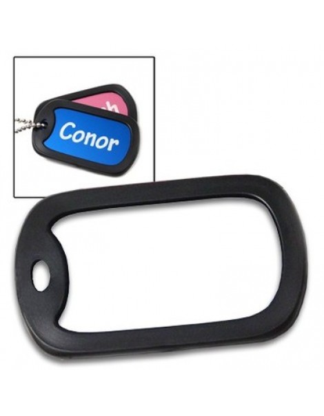 Dog Tag Silencer - Black