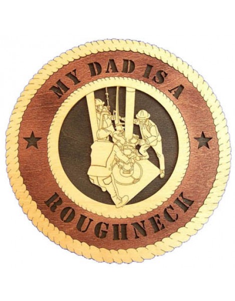 Laser Cut, Personalized Oil Rig Roughneck Gift