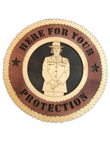 Laser Cut, Personalized Park Ranger / Park Police Gift