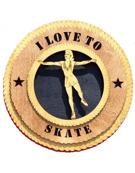Laser Cut, Personalized Skater Gift