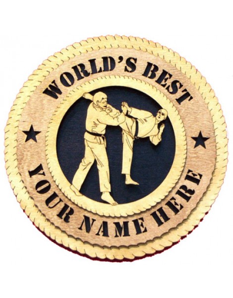 Laser Cut, Personalized Karate Gift