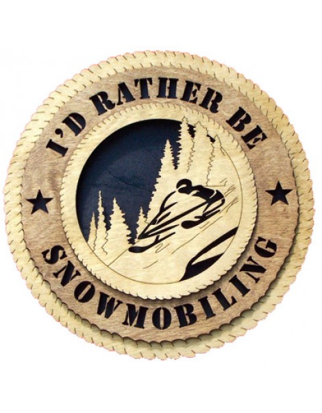 Laser Cut, Personalized Snowmobiling  Gift