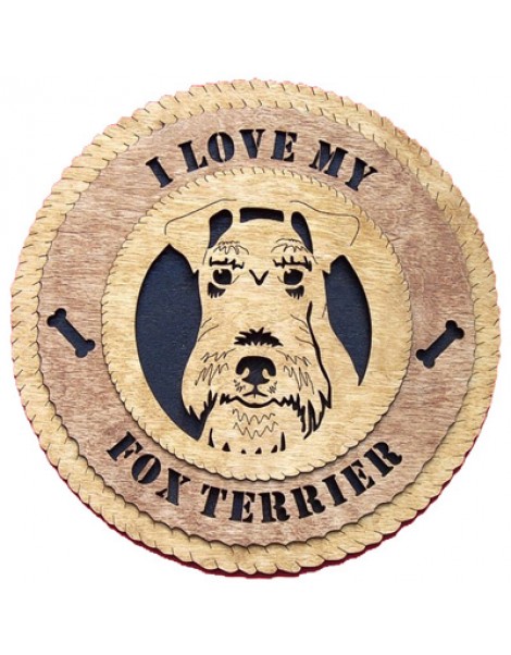 Laser Cut Fox Terrier Gifts - Personalized!
