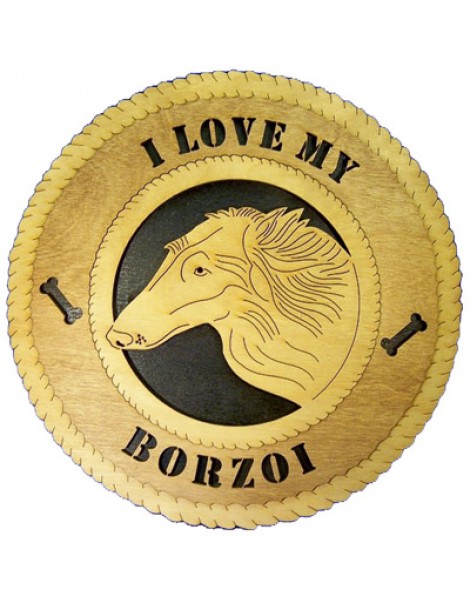 Laser Cut, Personalized Borzoi Gifts