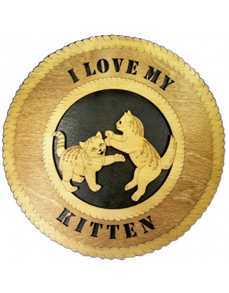 Laser Cut, Personalized Kittens at Play