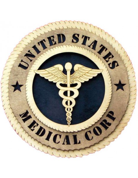 Laser Cut, Personalized Medical Corps Gift