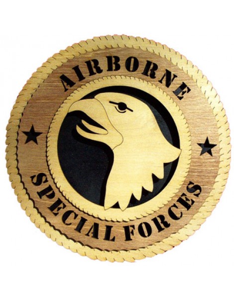 Laser Cut, Personalized Airborne Screaming Eagle Gift