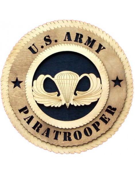 Laser Cut, Personalized Paratrooper Gift