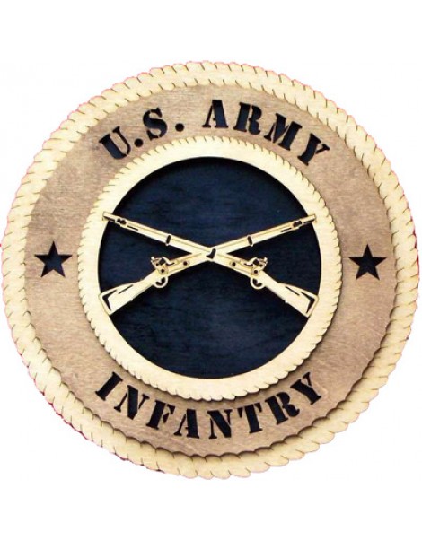 Laser Cut, Personalized Army Infantry Gift