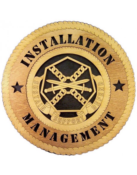 Laser Cut, Personalized Installation Management Gift