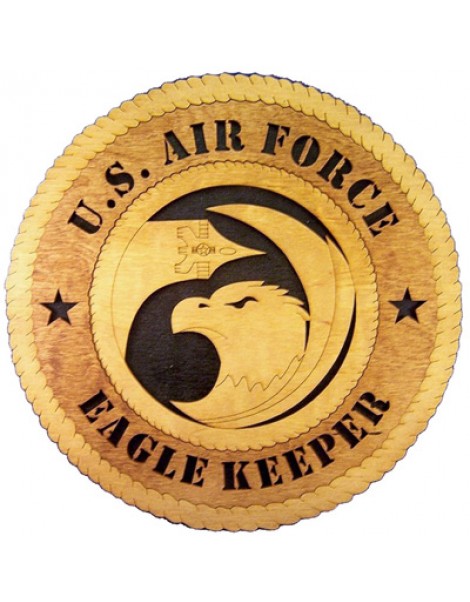 Laser Cut, Personalized F-15 Eagle Keeper Gift