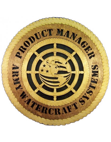 Laser Cut, Personalized PM, Army Watercraft Gift