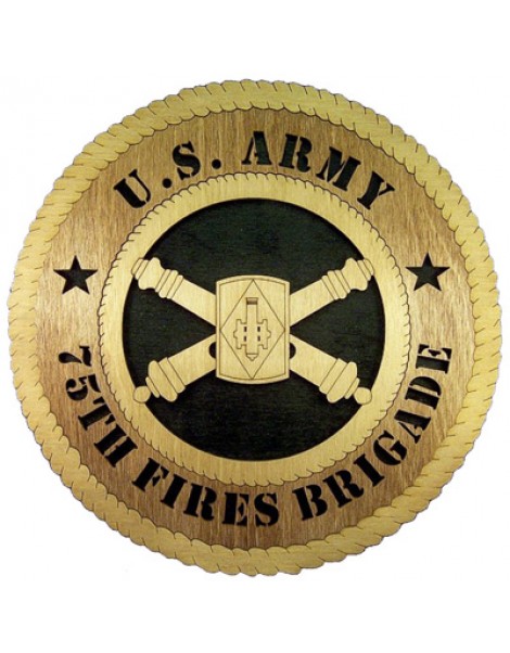 Laser Cut, Personalized 75th Fires Brigade Gift