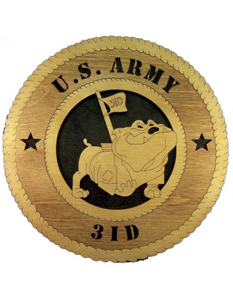 Laser Cut, Personalized Army 3ID Gift