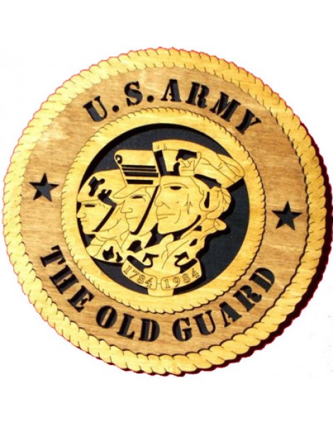 Laser Cut, Personalized Army Old Guard Gift