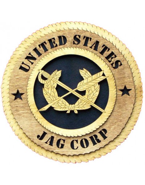 Laser Cut, Personalized JAG Corps Gift