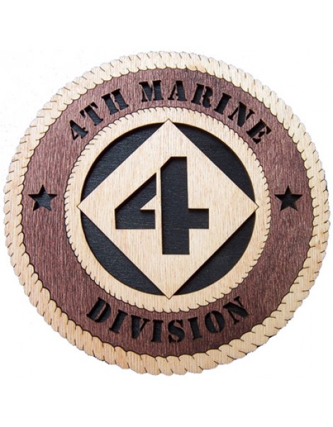 Laser Cut, Personalized 4th Marine Division Gift