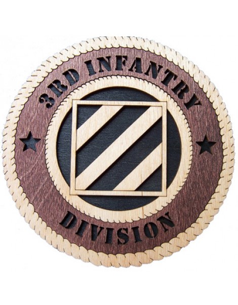 Laser Cut, Personalized 3rd Infantry Division Gift