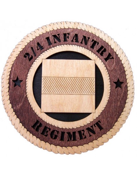 Laser Cut, Personalized 2/4 Infantry Regiment Gift