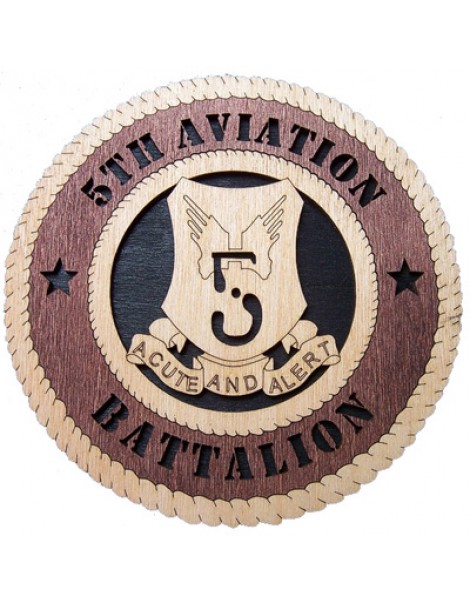 Laser Cut, Personalized 5th Aviation Battalion Gift