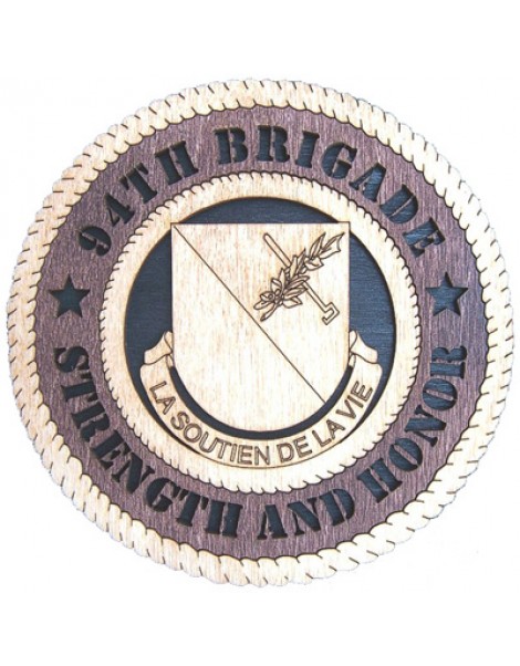 Laser Cut, Personalized 94th Brigade Gift