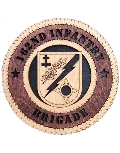 Laser Cut, Personalized 162nd Infantry Brigade Gift