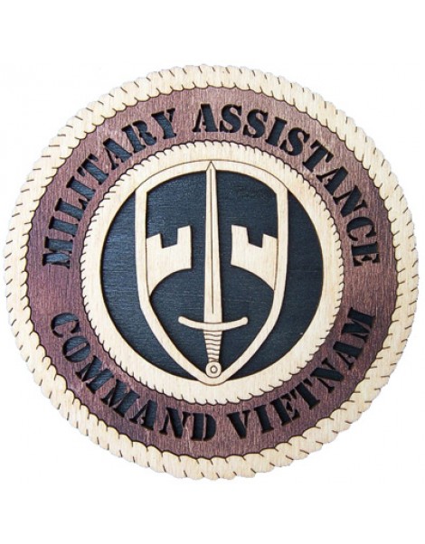 Laser Cut, Personalized Military Assistance Command Vietnam Gift