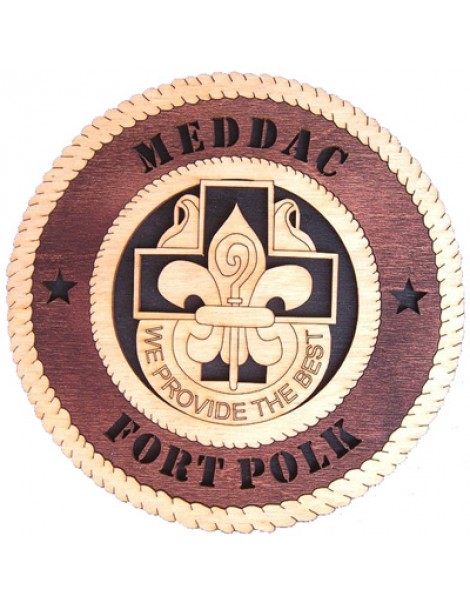 Laser Cut, Personalized MEDDAC Fort Polk Gift