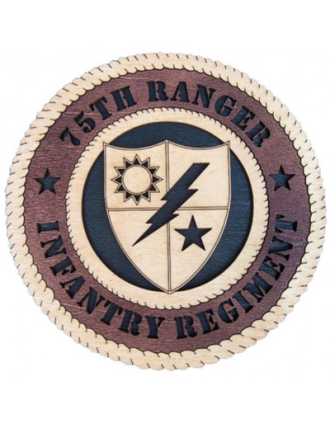 Laser Cut, Personalized 75th Ranger Infantry Regiment Gift