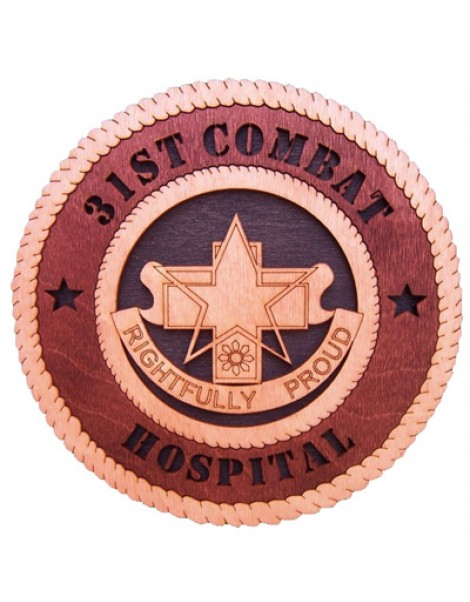 Laser Cut, Personalized 31st Combat Hospital Gift