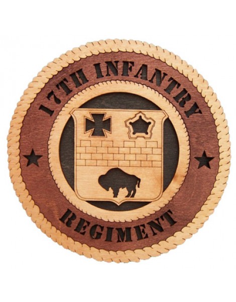 Laser Cut, Personalized 17th Infantry Regiment Gift