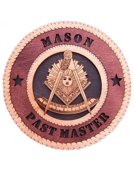 Laser Cut, Personalized Mason Past Master Gift