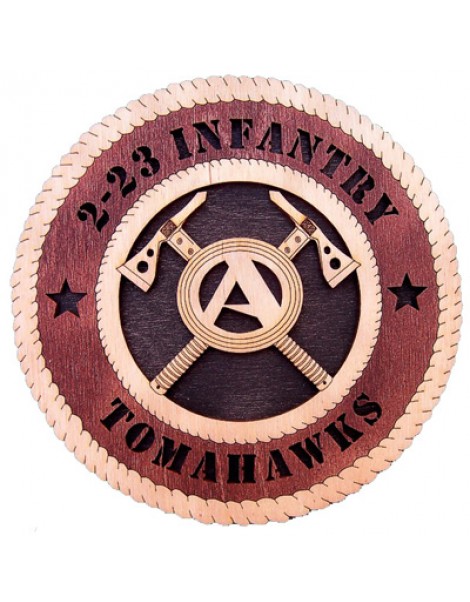 Laser Cut, Personalized 2-23 Infantry Aztec Gift