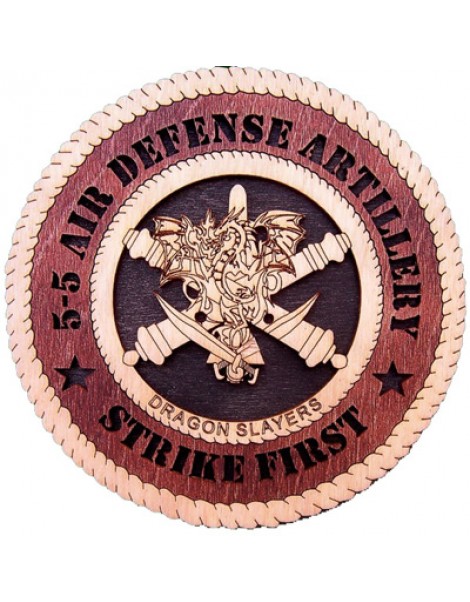 Laser Cut, Personalized 5-5 Air Defense Artillery Gift