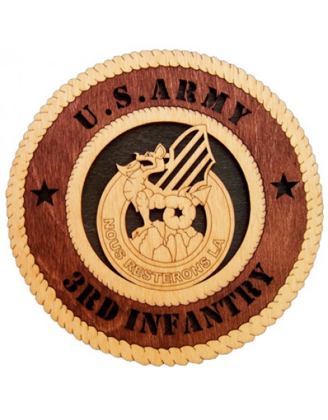 Laser Cut, Personalized 3rd Infantry Gift
