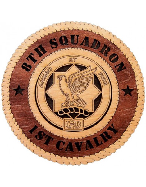 Laser Cut, Personalized 8th Squadron 1st Cavalry Gift