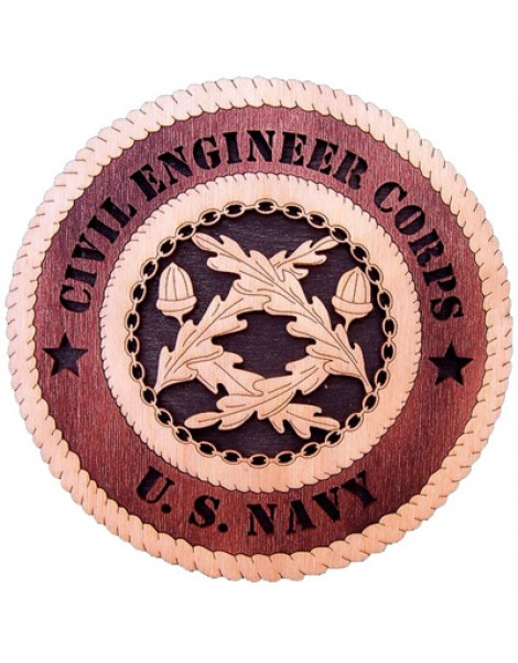 Laser Cut, Personalized Navy Civil Engineer Corps Gift