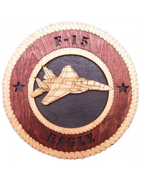 Laser Cut, Personalized F-15 Eagle Fighter Jet Gift