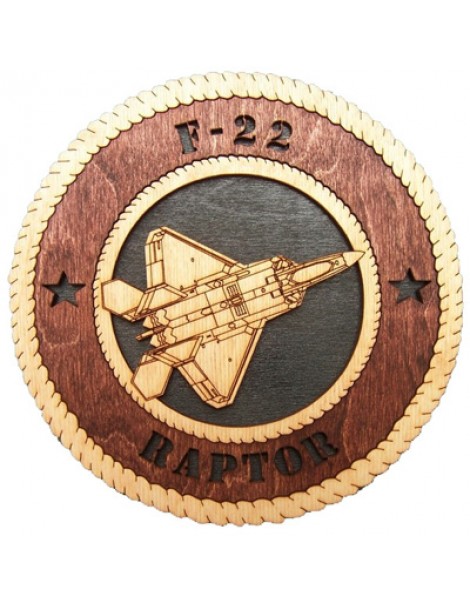 Laser Cut, Personalized F-22 Raptor Gift