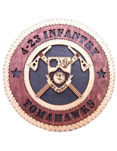 Laser Cut, Personalized 4-23rd Field Artillery Tomahawks Gift