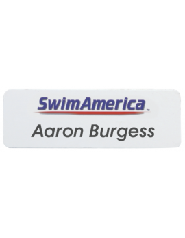 1x3" Full-Color Aluminum Name Badge