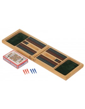 Wood Cribbage Game Gift Set