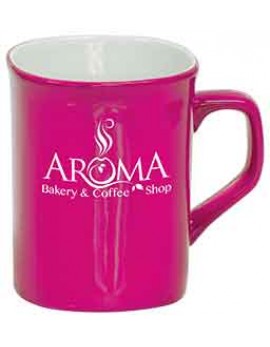 Pink Laser Engraved Mug - Lasers White