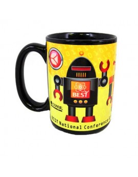 Mug 11oz Black with White imaging area