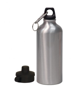 Personalized Silver Aluminum Water Bottle 20 Oz.
